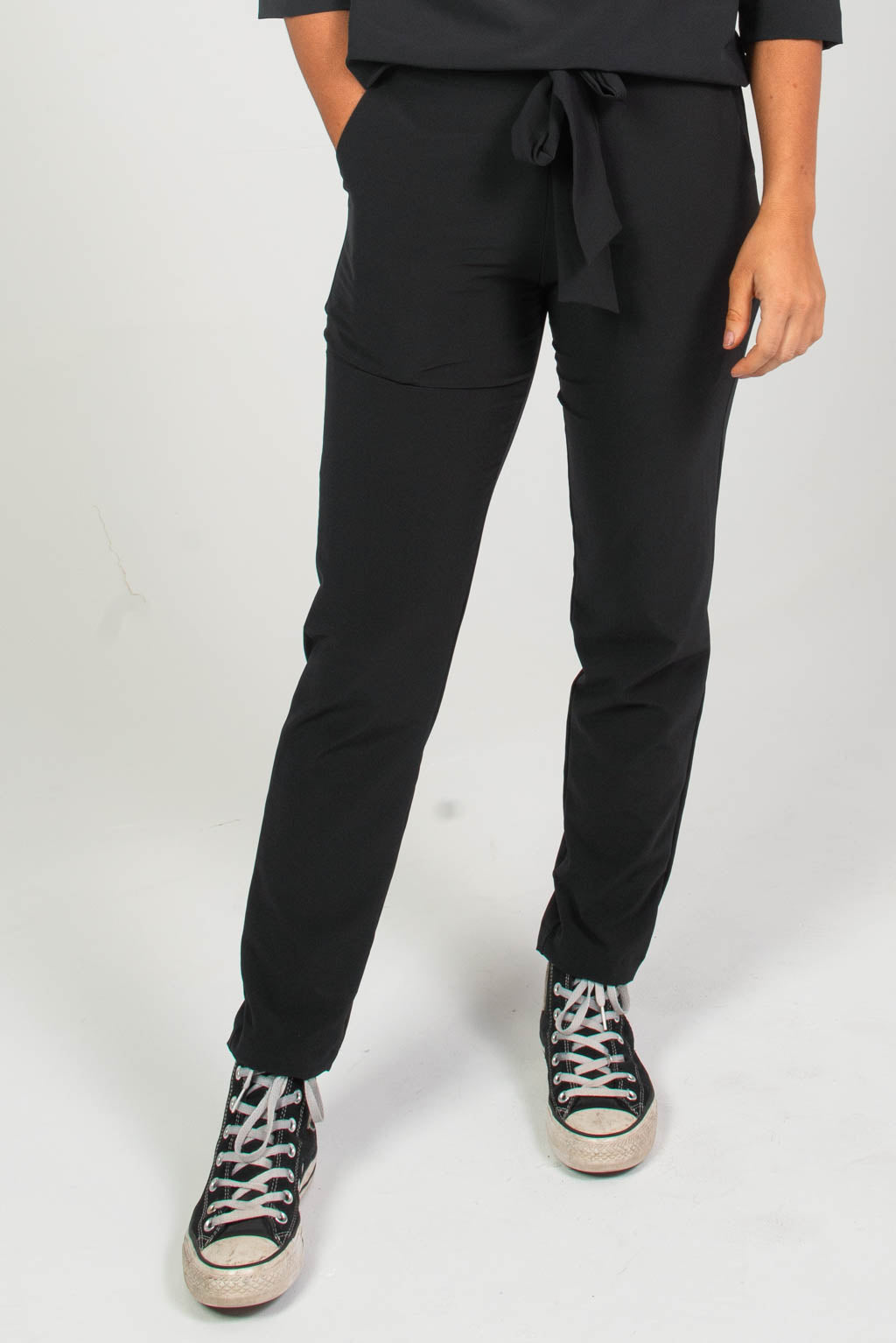 Pre Order Tapered Fitted Pant with Tie